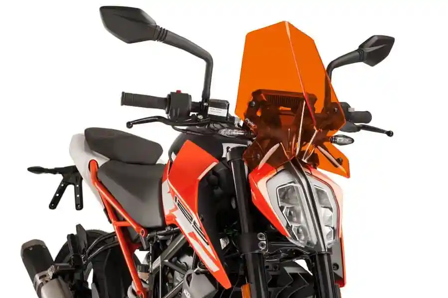 MTKRACING для Duke125 Duke200 Duke250 Duke390 аксессуары для мотоциклов экран обтекатель ветрового стекла - Цвет: Orange