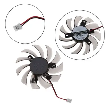 

75MM PLD08010S12H 2Pin Cooler Fan Graphics Card Cooling Fan For Gigabyte 6850 7970 GTX 460 GTX560Ti R270X R7 260x