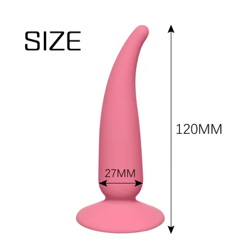 Adult Sex Toys Silicone Anal Plug with Strong Suction Cup Dildo Masturbation Anal Vaginal Stimulator Butt Plug Adult Sex Produt 6