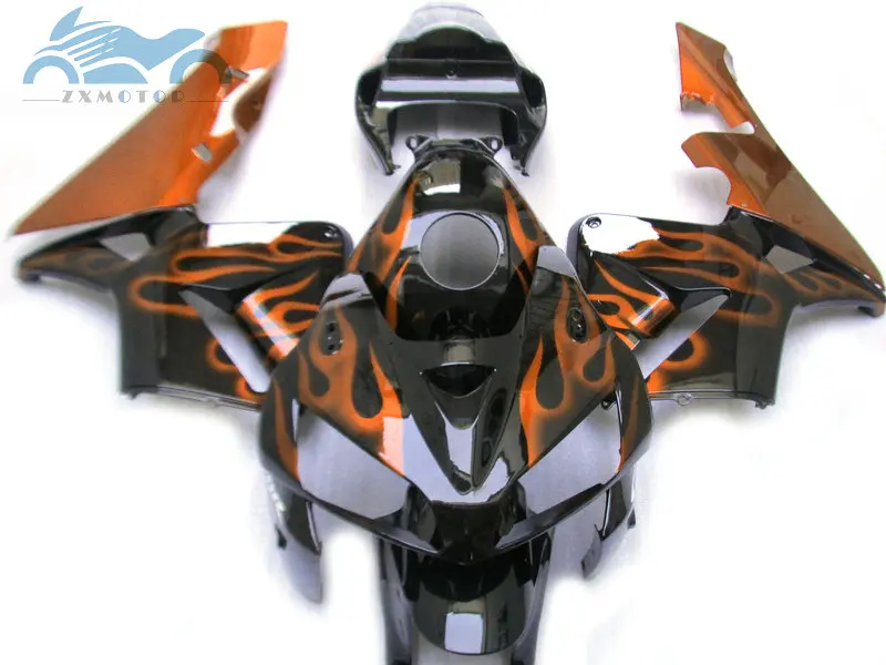 

Upgrade Injection fairing kit fit for Honda CBR600RR 2005 2006 CBR 600 RR 05 06 replace fairing kits black orange JK26