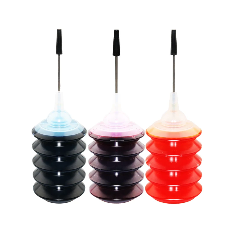 30ml Dye Ink Refill Kit Replacement for HP Printer Ink for Canon Remanufactured Cartridge 4 Color dye ink kit ink refill kit dye ink refill ink cartridge refill kit ink refill