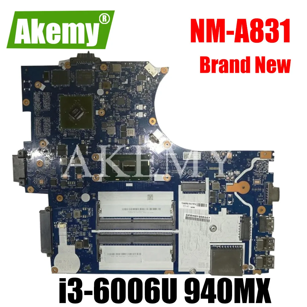 SAMXINNO NM A831 Motherboard For Lenovo ThinkPad E570 E570C Laotop Mainboard with i3 6006U CPU 940MX GPU|Материнские платы| |