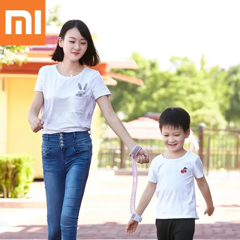 Xiaomi Mijia Новое поступление 2 м Анти-потери ремень браслет безопасности Регулируемый ребенок дети тяги веревка браслет 5