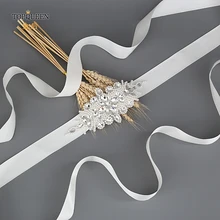 TOPQUEEN S01A ремни для женщин Свадебные аксессуары Свадебные ремни и пояса джинсы со Стразами Пояс жемчужное платье белый жемчужный пояс