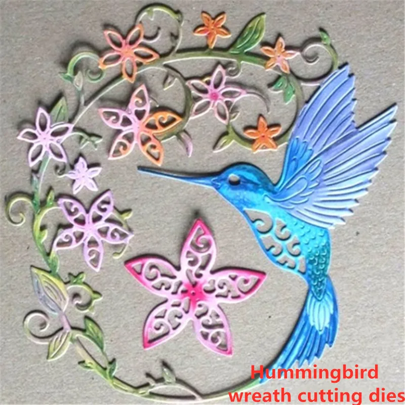 

New 2019 Metal Cutting Dies Crafts Humming Bird Dies for DIY Scrapbooking Card Making Album Paper Embossing Crafts Die Cut