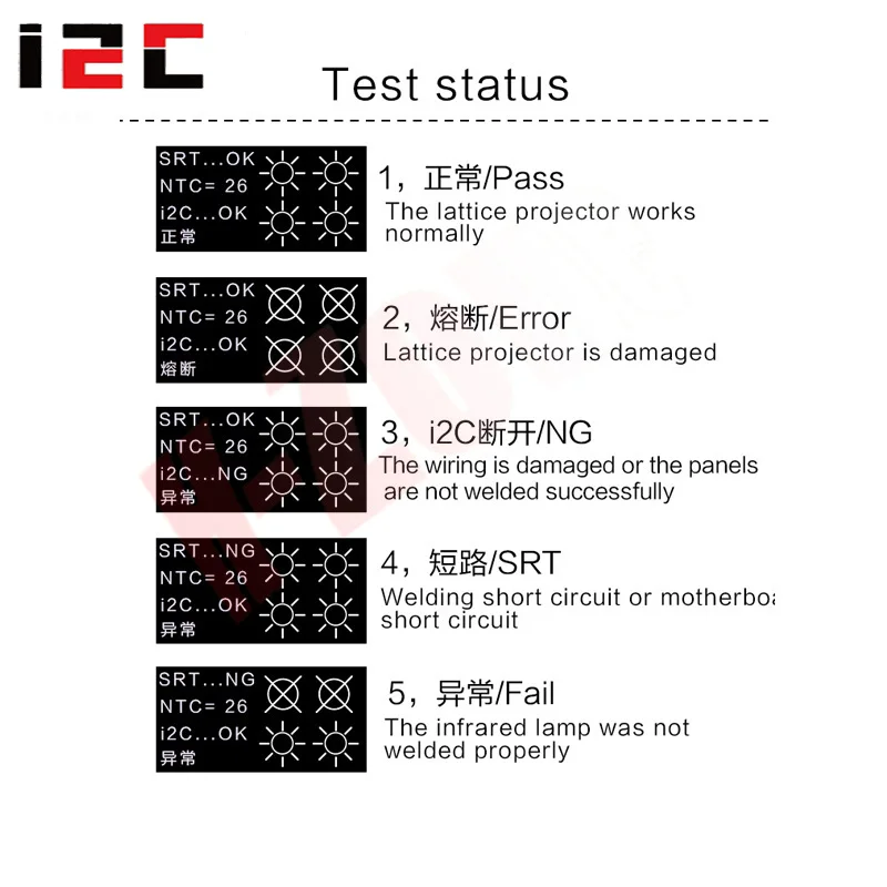 i2C Face ID Dot-matrix Repair Tool Lattice Detection Tester For iPhone 12  11 pro max X XS iPad A12 Face ID Read Write Programmer AliExpress