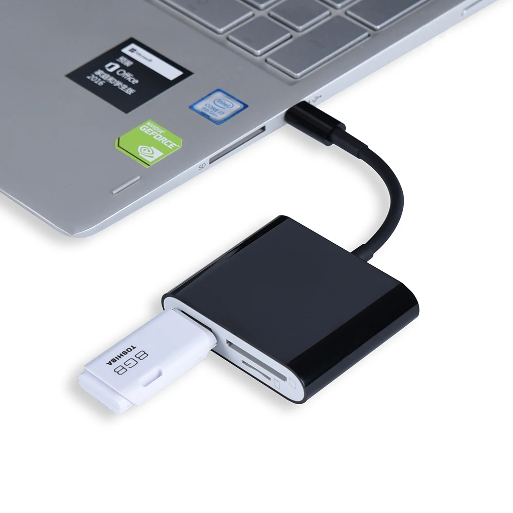 OTG телефон Aux адаптер USB C/type C к USB адаптер и SD TF карта 3 в 1 камера ридер для наушников note 10/One Plus/флэш-накопитель