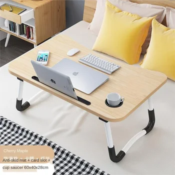 

Simple Folding Table Study Table Laptop Desk Bed with Desk Small Table Lazy Student Dormitory Computer Office Desk