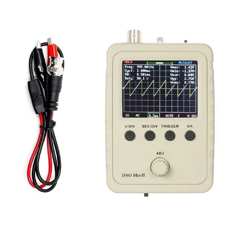 

Portable Mini Digital Oscilloscope Touch Contact Screen Portable USB Oscilloscope Interface 2mhz 5msps Standard Probe Electrical