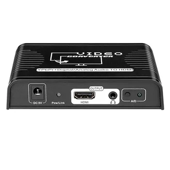 

Audio Home 1080P Resolution Digital Analog Coaxial Adapter Ypbpr Component Stable Video To HDMI Converter ABS HDTV DVD