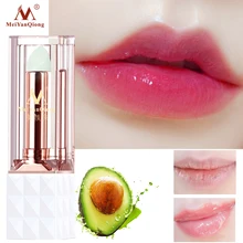 

MeiYanQiong Shea Butter Moisturizing Color Change Lip Balm Moisturizing Lipstick Brighten Lips Makeup Waterproof Lip Balm 3.5g