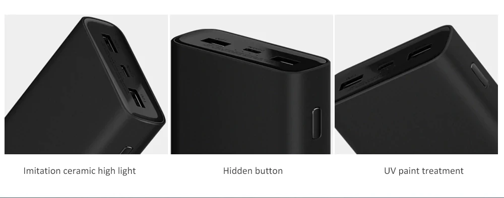 Xiaomi power Bank 3 Pro USB-C, двойной USB, 50 Вт, флэш-зарядка, 20000 мА/ч, внешняя мощность для iPhone 11 Pro, ноутбука, Xiaomi, huawei