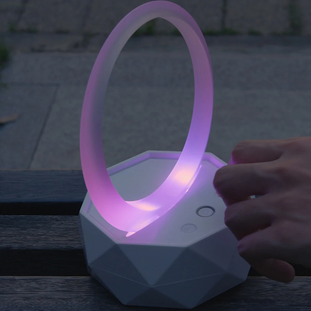 Bluetooth динамик Ночной светильник SMD5050 светодиодный Bluetooth 5,0 лампа для спальни USB Перезаряжаемый цветной ночной Светильник ing как подарок для друга
