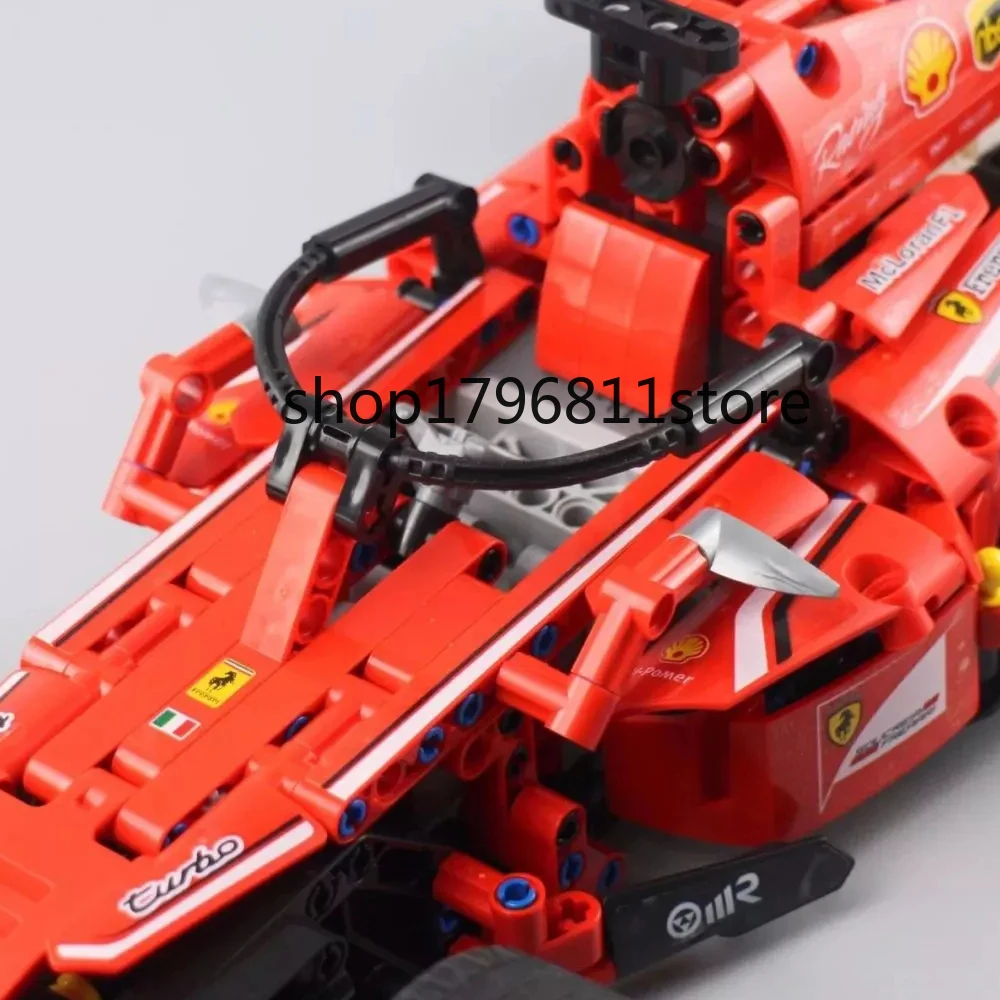 S701000 Technic серия RC автомобиль супер гоночный автомобиль F1 пульт дистанционного управления строительные блоки кирпичи детские игрушки рождественский подарок