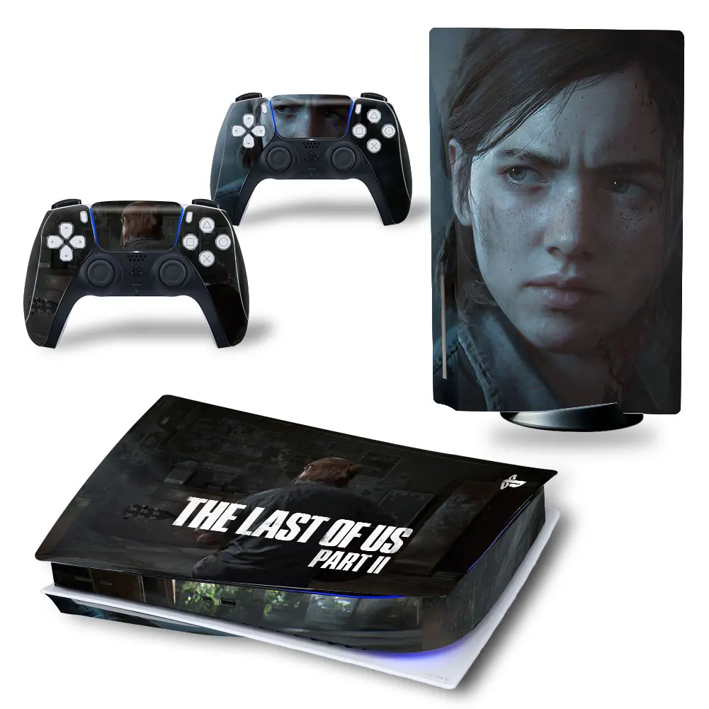 The Last Of Us Parte 2 Adesivo Skin Per Controller Di Gioco Per Console Ps5, Adesivo Skin Per 2 Controller Per Accessori Di Gioco Ps5 #4856