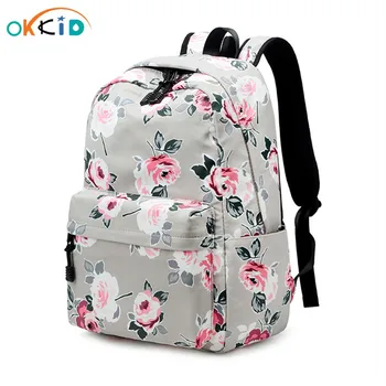 

fashion leaf print child school backpack female laptop bag 15.6 backpacks for teenage girls women travel bags schoolbag backpack