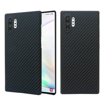

For Samsung Galaxy Note 10 Plus Carbon Fiber Pattern Case Ultra Thin Aramid Fiber Protective Cover For Galaxy Note 10 Note10