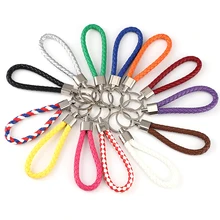 Металлический кожаный брелок для автомобиля Автомобильный брелок держатель для BMW Audi Honda Volkswagen Mercedes Skoda Ford peugeot Toyota, Opel Mazda Seat