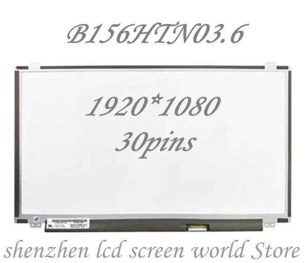 Светодиодный ЖК-экран B156HTN03.6 B156HTN03 6 1920*1080 FHD для lenovo Y50 70 30pin 15 дюйма сменный |