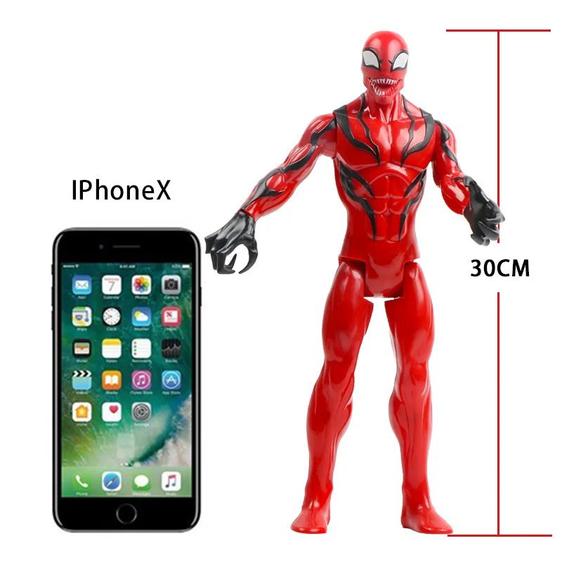 Koop 30 Cm Marvel Avengers De Verbazingwekkende Venom Spider Man Star Lord Pvc Actiefiguren Superhero Collectible Model Speelgoed Poppen voor Kid