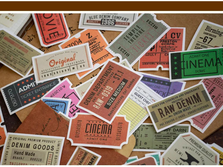 Винтажный Matchbox наклейка для записей украшения билетов бумажная наклейка украшение DIY альбом дневник Scrapbooking этикетка наклейка