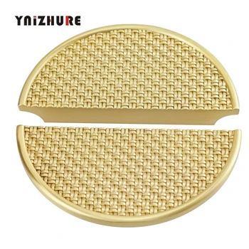 

Cabinet Round Handles Furniture Solid Wood Pure Copper Hardware Accessories Chinese Style Wardrobe Handle a pair