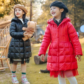 

Kids Winter jacket for girl 2020 New fashion Down Baby Clothes infant outerwear Girl Snowsuit Children's Clothing 2 to 10 years
