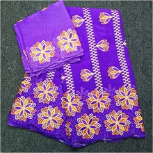 Лидер продаж нигерийское кружево ткань в африканском стиле хлопок швейцарские кружева высокое качество кружевная ткань из Дубая 7 ярдов