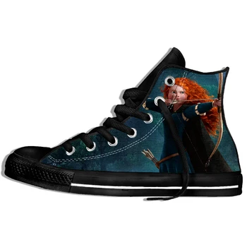 

Track Ship+New Vintage Retro Sneakers Fashion Brave Girl Cury Red Hair Girl Girl Unisex Lightweight Casual Shoes