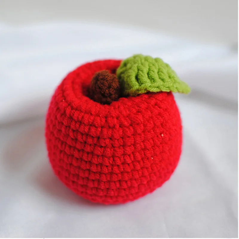

Christmas Gift Hand-woven Christmas Eve Fruit Stuffed Toy Customizable