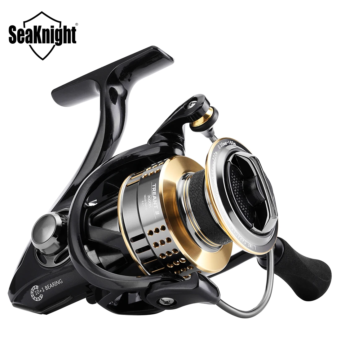 

SeaKnight TREANT II Spinning Fishing Reel 1000H 2000H 3000H 4000H 11BB 5.0:1 6.2:1 Carbon Fiber Drag Aluminum Spool Wheel