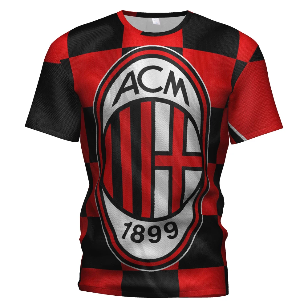 Футбольная Футболка Ac Milan 2018 2019 3d футболка спортивный костюм толстовка