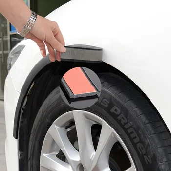 

2pcs 1.5m Car Fender Wheel Arch Trim Fender Flare Wheel Eyebrow Protector Sticker Rubber Strip Anti Scratch Auto Accessories