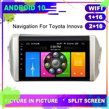 

OTOJETA Super Slim Car Android 10 GPS for Toyota Innova Radio Navigation Multimedia Player Full Touch Bluetooth Carplay HeadUnit