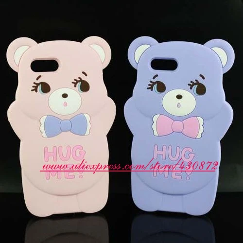 

For OPPO K1 Case Cover Cute Bear 3D Silicon Soft Cartoon Phone Back Cover for oppo R15X K 1 Shockproof Rubber Fundas Capa