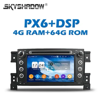 

PX6 Car DVD Player DSP TDA7851 Android 9.0 4G + 64G GPS Google Map RDS Auto Radio Wifi Bluetooth 5.0 For SUZUKI Vitara 2005-2011