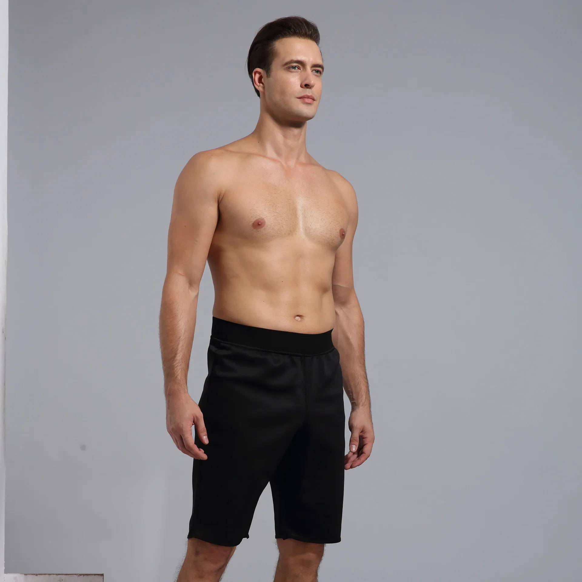 Для Мужчин's Термальность Body Shaper утягивающие брюки утягивающая для похудения брюки сухый ultra Sweat Сауна Шорты утягивающий корсет Корректирующее белье