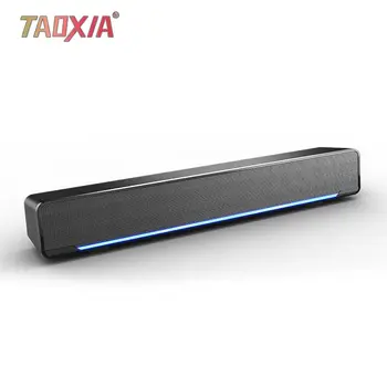

Computer Audio Home Desk Notebook Hidden Style Luxury Bluetooth Speaker Stereo Subwoofer USB Long Bar Double Line Subwoofer