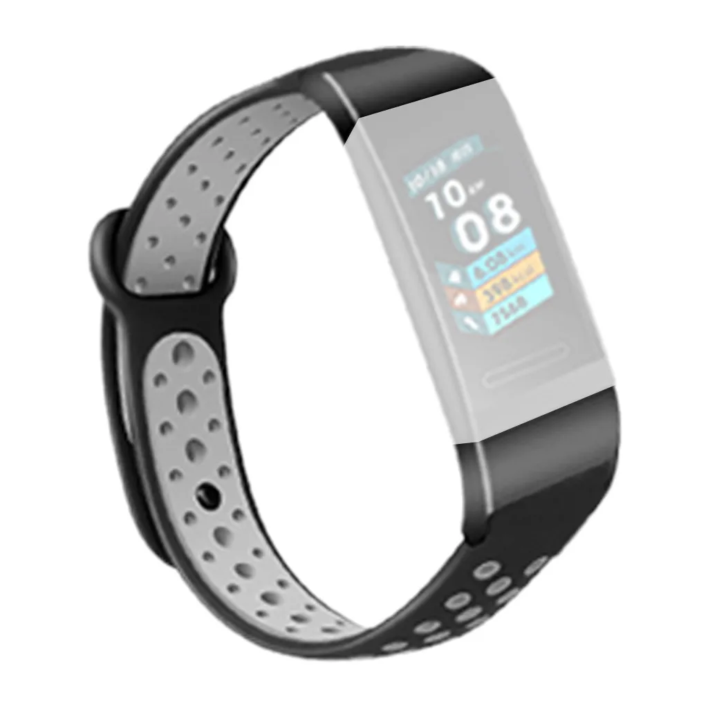 Для samsung galaxy watch спортивный силиконовый ремешок черный разъем для HUAWEI 3/3PRO Смарт часы для amazfit bip ремешок