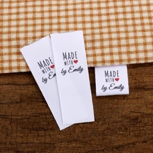 Custom Sewing label, Custom Clothing Labels - fold Tags, Cotton Ribbon, Customized with Your Business Name (MD3056) Custom Sewing label, Custom Clothing Labels - fold Tags, Cotton Ribbon, Customized with Your Business Name (MD3056)