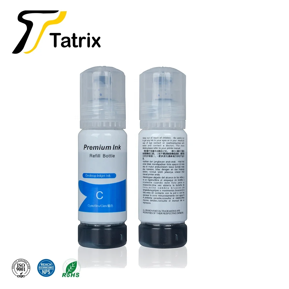 Tatrix Quality Refill Ink For 002 101 102 105 502 504 EcoTank Ink For Epson L4150 L4160 L6160 L6170 L6190 ET2750 ET3700 ET4750