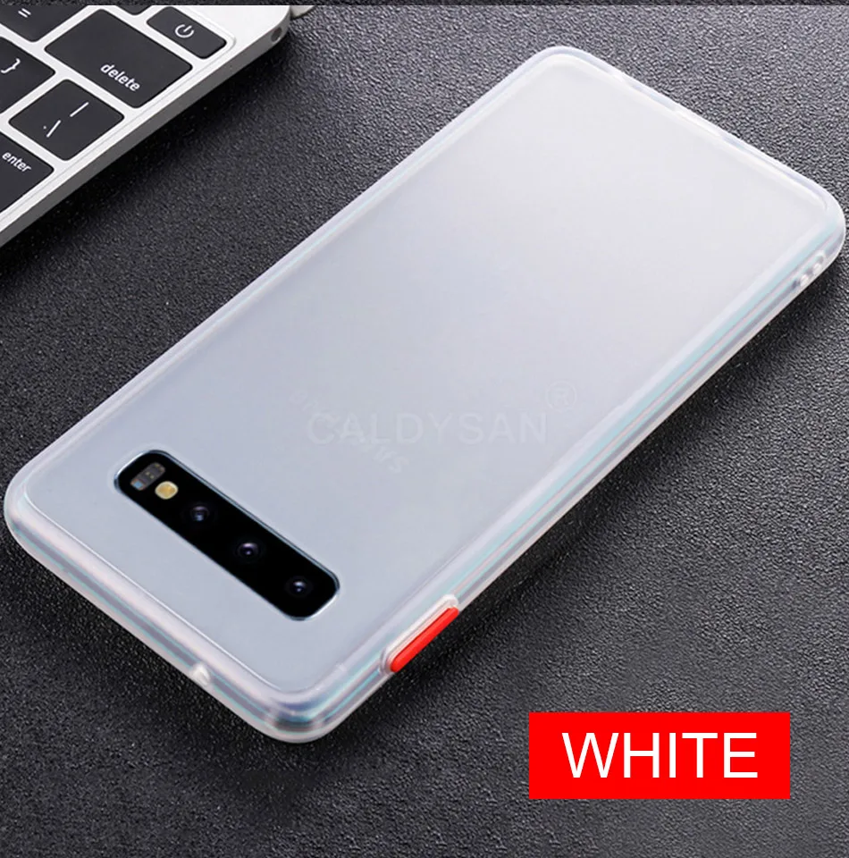 Роскошный мягкий силиконовый бампер чехол для телефона samsung Galaxy S8 S9 S10 S10E Plus Note 8 9 10 Pro матовая задняя крышка противоударный чехол