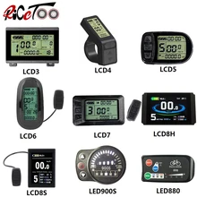 RICETOO elektrikli bisiklet KT ekran LCD3/LCD3U/LCD4/LCD5/LCD6/LCD6U/LCD7U/LCD8H/LCD8S/LED880/LED900S 36V/48V/72V E-bisiklet