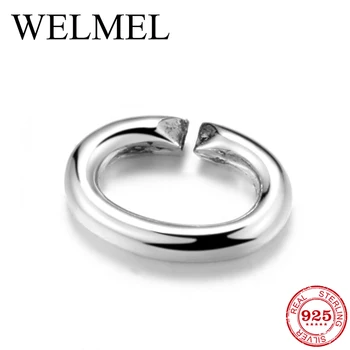 

100% 925 Sterling Silver Handmade Creative Fashion Jewelry Charm Connector Bracelets Necklace DIY Accessories
