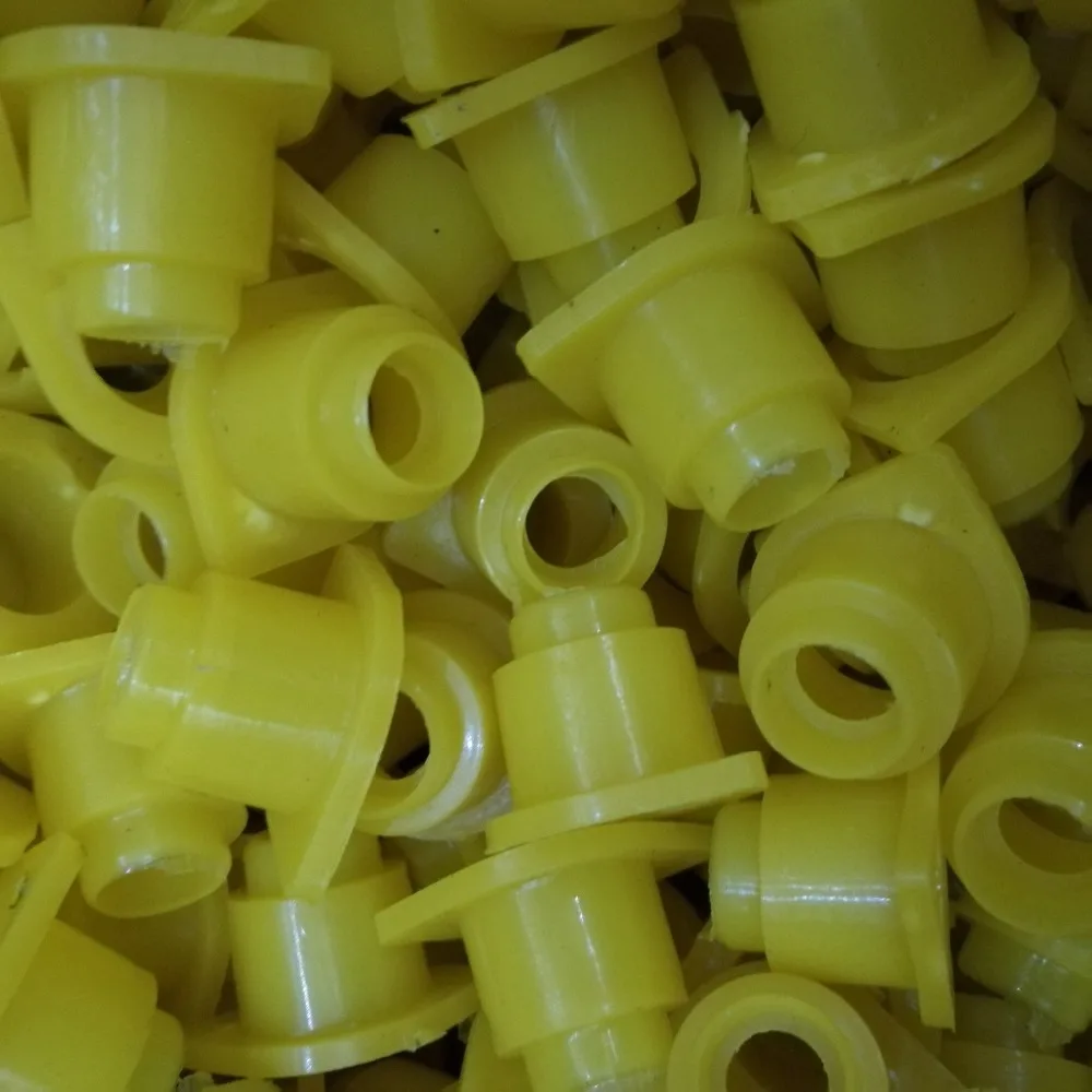 200 대/몫 꿀벌 양봉 컵 노란색 부분 상자 여왕 꿀벌 장비 