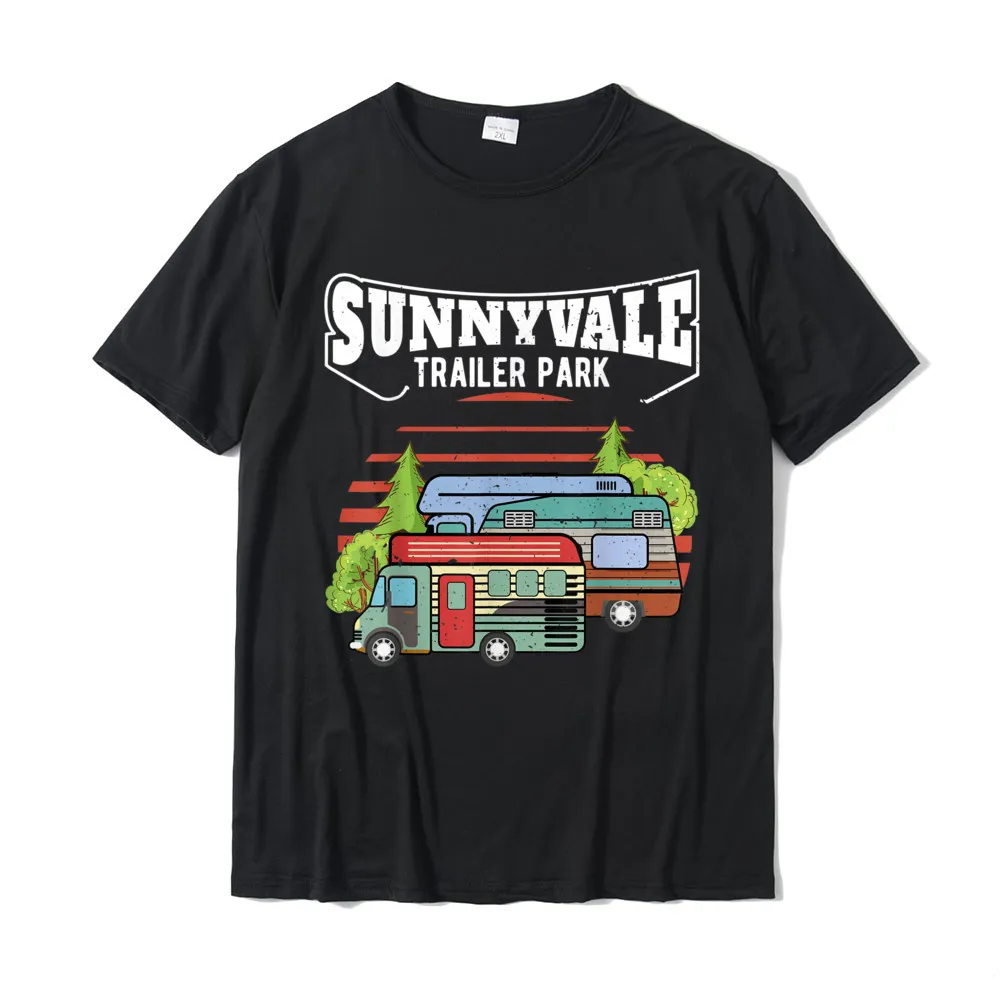 Fashionable Simple Style Fall All Cotton O Neck Mens Tops T Shirt Personalized Tops T Shirt Hot Sale Short Sleeve Top T-shirts Funny T-Shirt Trailer Park Sunnyvale Lovers T-Shirt T-Shirt__20265 black