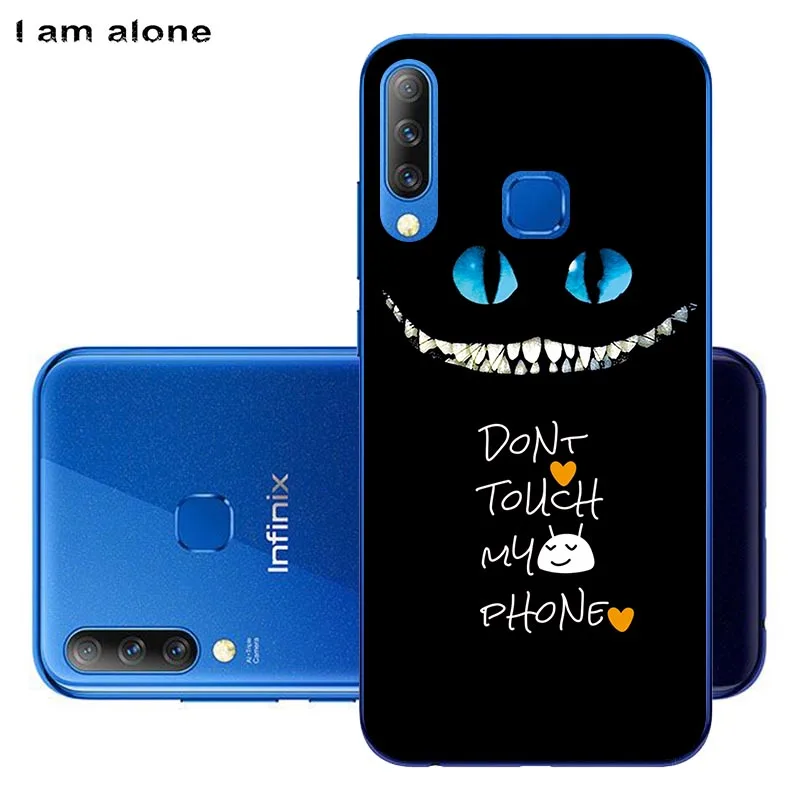 Чехлы для телефонов I am alone для Infinix Hot S4 X626 6,2 дюймов мягкие сумки из ТПУ с милым рисунком для Infinix Hot S4 X626