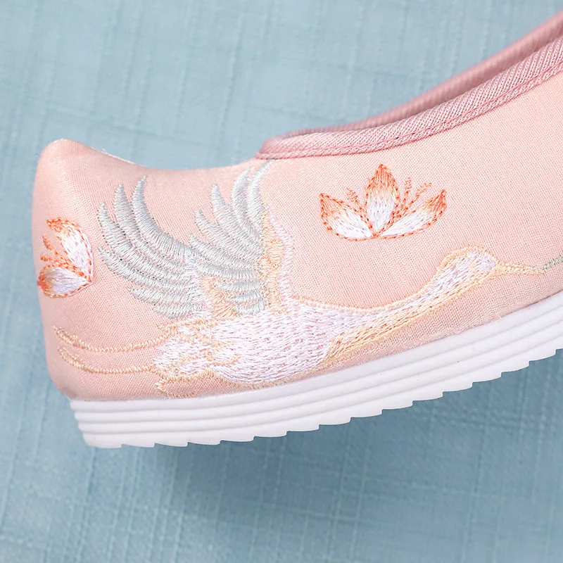 Туфли с вышивкой в китайском стиле женские туфли для женщин традиционные