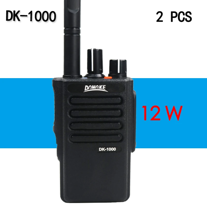 2 Pcs Dk-1000 Professionale 12W Walkie Talkie Stazione Radio A Portata Di Mano Ham Radio Yaesu Sq Ricetrasmettitore Radio Bidirezionale Communicator