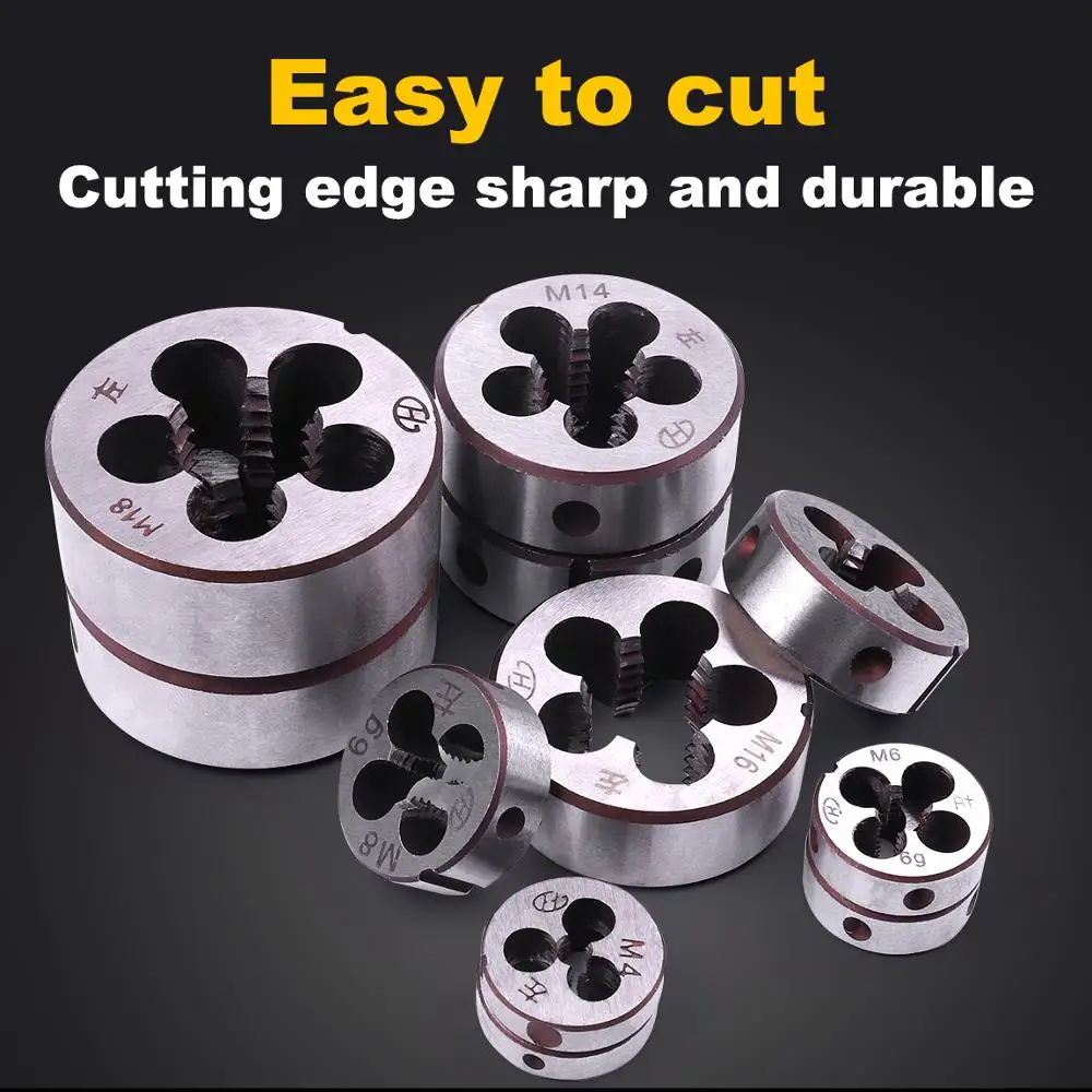 Atoplee 11pcs Metric Die Wrench Set Left Hand Thread Hand Machine M3-M20